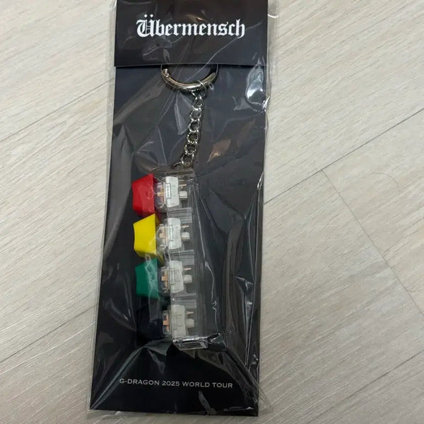 [BUNJANG] G-Dragon Weavers Men's 2025 World Tour Keycap Keychain / 지드래곤 위버멘쉬 2025 월드투어 키캡 키링