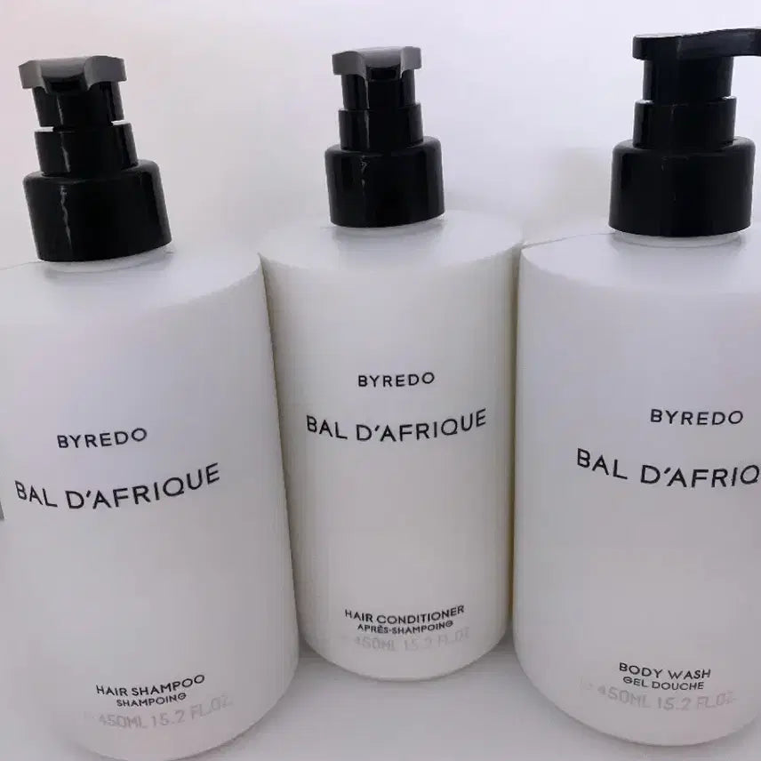 [BUNJANG] Byredo Bal d'Afrique 450ml Shampoo, Conditioner, Body Wash Set (Sealed) / (미개봉)바이레도 발다프리크 450ml 샴푸 컨디셔너 바디워시