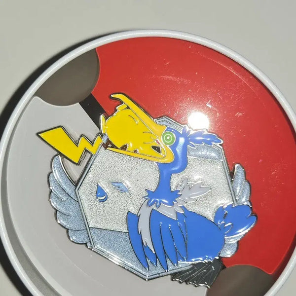[BUNJANG] Pokemon Random Badge - Ducklett + Pikachu / 포켓몬스터 랜덤뱃지 윽우지 + 피카츄