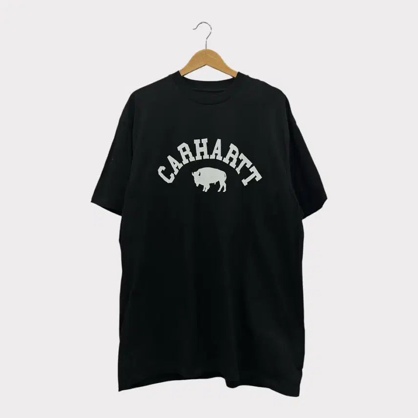 [BUNJANG] Carhartt WIP Buffalo Printing T-Shirt Black XXL / [XXL] 칼하트 wip 락커 버팔로 프린팅 반팔티 블랙