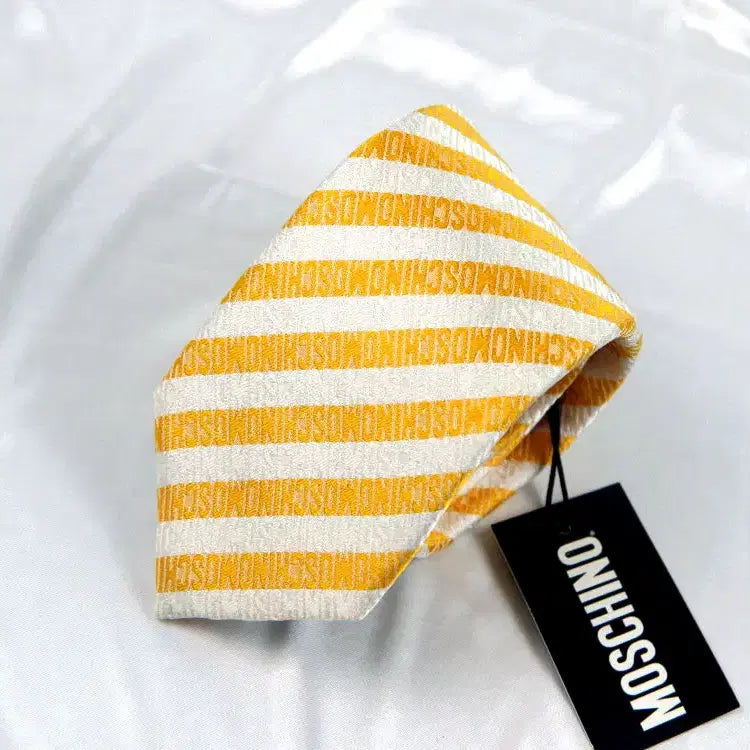 [BUNJANG] Moschino 8cm Unused New Luxury Silk Necktie / 모스키노 8cm 미사용 신형 이태리 남자 명품넥타이