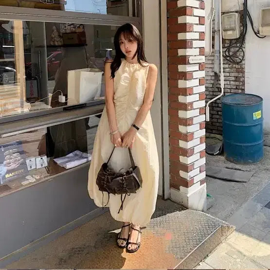 [BUNJANG] Ribbon Tie Two Good Dress New Arrival / 리본타이 투굿 원피스 새상품
