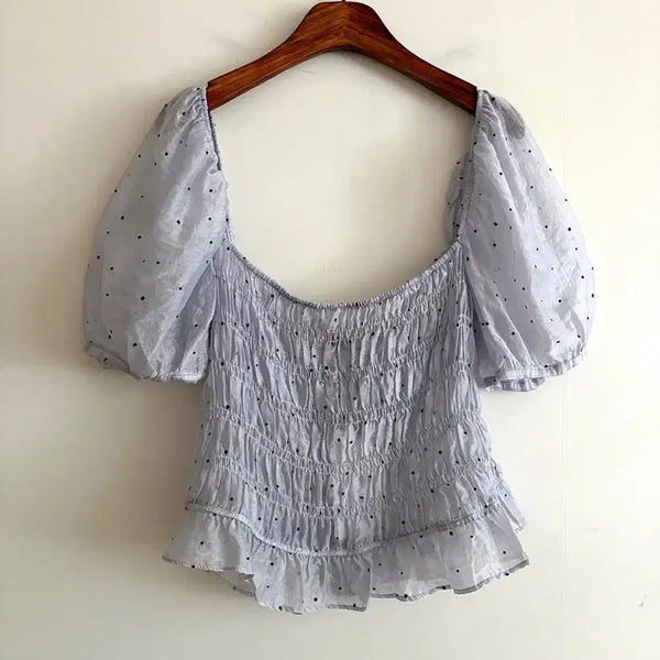 [BUNJANG] Zara Smocked Blouse / 자라 스모크 블라우스