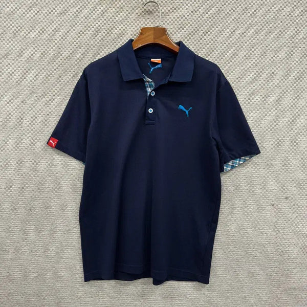 [BUNJANG] Puma Men's Functional Short Sleeve Polo T-Shirt - Size M (D04947) / 푸마 기능성 반팔카라티 M D04947