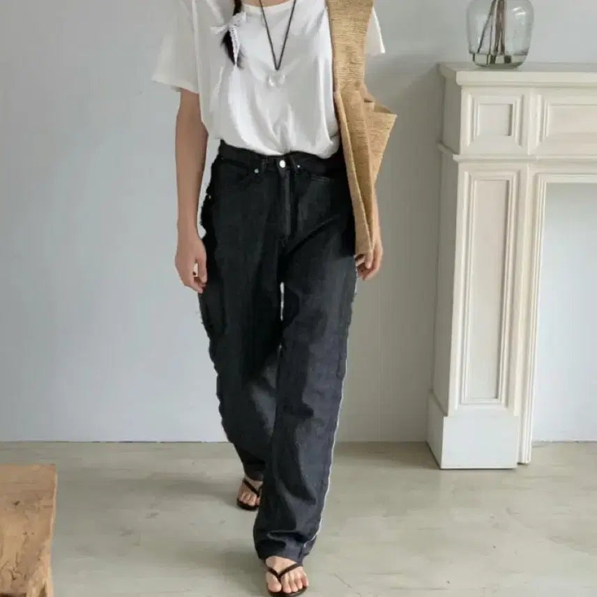 [BUNJANG] ARR 'Ar Force' Denim Pants Black Fade (Size S) / ARR 아르 포스 데님 팬츠 흑청 논페이드 데님 S사이즈