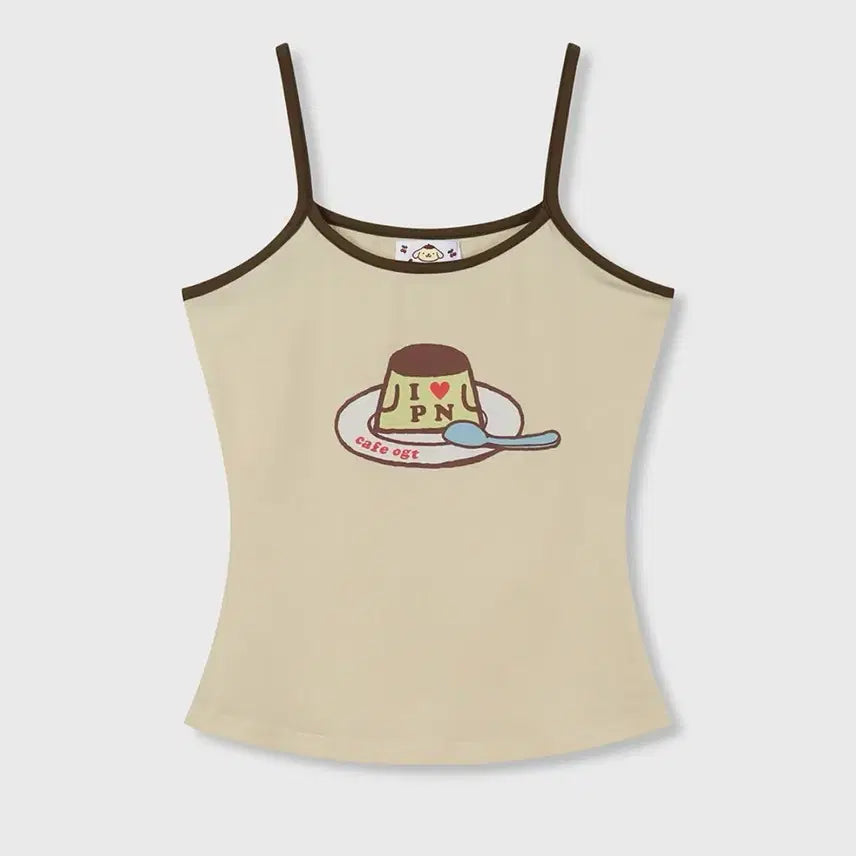 [BUNJANG] Pompompurin Sleeveless Pudding Yellow / 폼폼푸린 슬리브리스 푸딩옐로우 오끼뜨