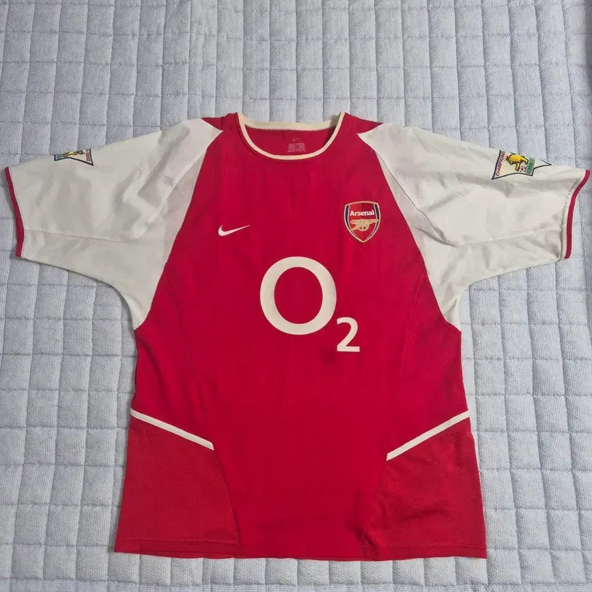 [BUNJANG] Arsenal 2002-2004 Home Football Jersey - Pires #7 (Men's M) / 아스날 02-04 홈 (해외M) 피레스 #7 유니폼 정품