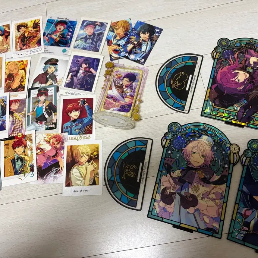 [BUNJANG] Ensemble Stars! Stained Glass Pashacard Bundle Set - Mayoi, Tatsumi, Airu / 일괄가격)앙스타 스테인드글라스 파샤 일괄 마요이 타츠미 아이라