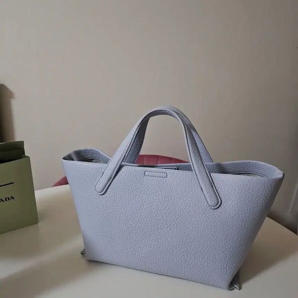 [BUNJANG] Stylish Simple Tote Bag High Quality Faux Leather / 새상품) 세련된 심플 토트백 고퀄합피