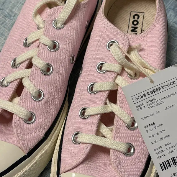 [BUNJANG] Converse Pink Sneakers 225 / 새상품 컨버스 핑크 운동화 225