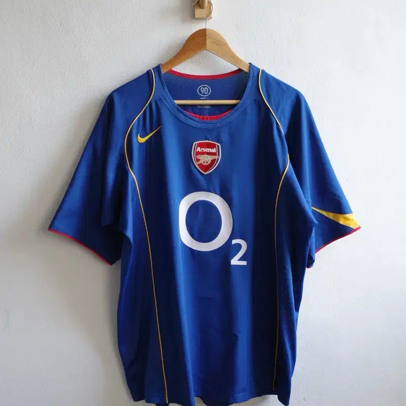 [BUNJANG] Nike Arsenal Vieira Away Jersey 2004-2005 / 04-05s 나이키 아스날 비에이라 어웨이 져지