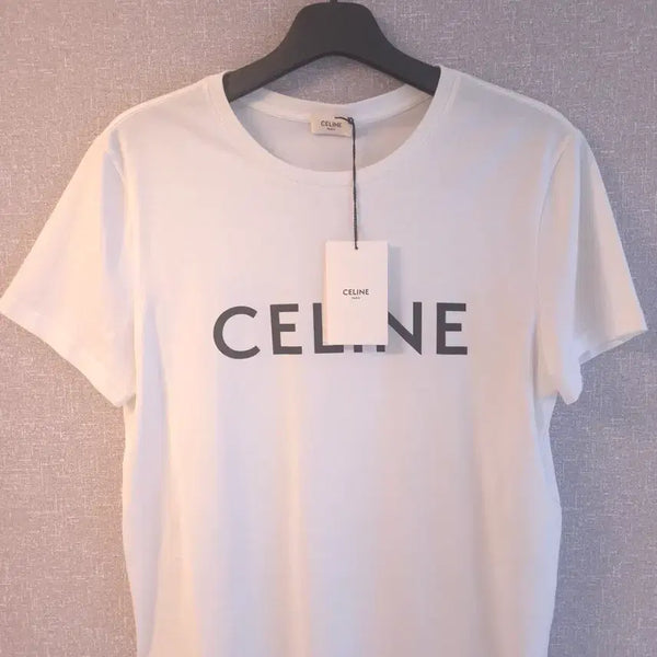 [BUNJANG] Celine Loose Fit T-Shirt White L / 셀린느 루즈 반팔 티셔츠 L Size