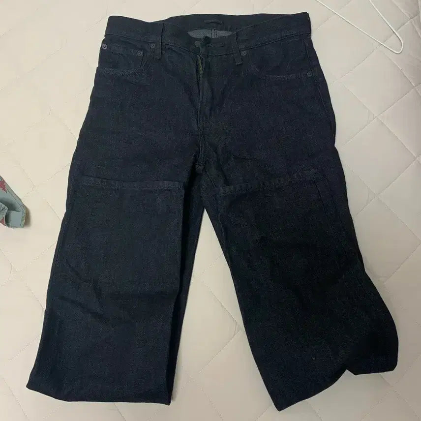[BUNJANG] Uniqlo Black Straight Leg Jeans / 유니클로 블랙진 스트레이트