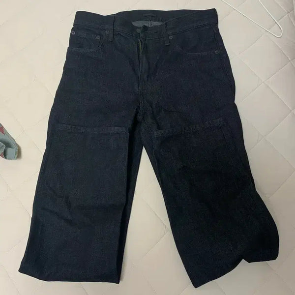 [BUNJANG] Uniqlo Black Straight Leg Jeans / 유니클로 블랙진 스트레이트