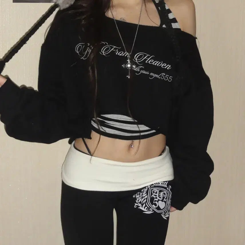 [BUNJANG] Angelnumber555 Heaven Sweatshirt / Angelnumber555 엔젤넘버555 Heaven sweatshirt