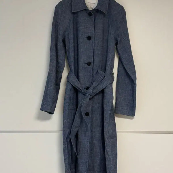 [BUNJANG] Club Monaco Linen Blend Trench Coat / 클럽모나코 린넨코트