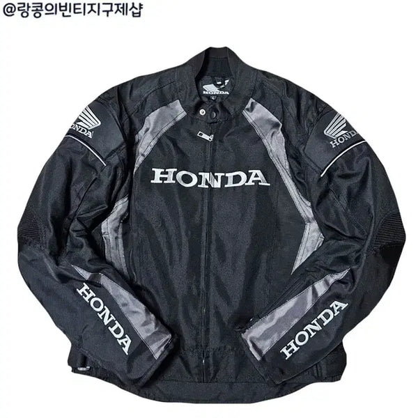 [BUNJANG] Honda Old School Big Logo Motorcycle Racing Jacket / 혼다 올드스쿨 빅로고 바이크 레이싱 자켓