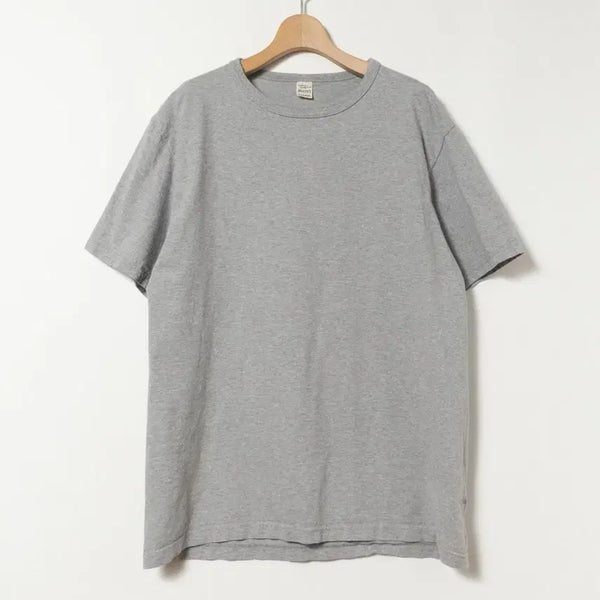 [BUNJANG] The REAL McCOY'S Solid Plain Short Sleeve T-Shirt Grey XL / [XL] 더 리얼 맥코이즈 무지 반소매 티셔츠 그레이