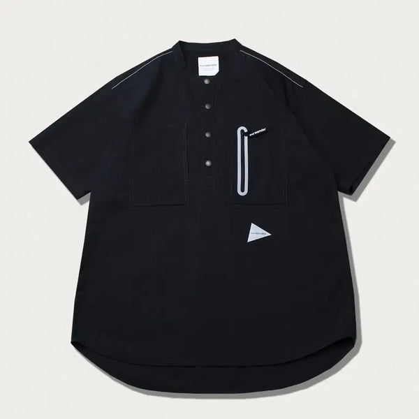 [BUNJANG] And Wander Laser Hole Half Sleeve Shirt / [3] 앤드원더 레이저홀 반팔 하프 셔츠