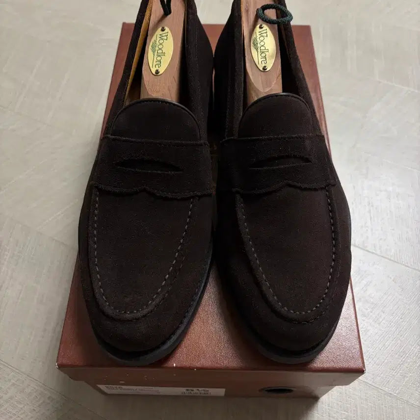 [BUNJANG] Berwick 9628 Dark Brown Suede Cap Toe Oxfords / 버윅 9628 173 245(5.5) 사이즈 판매합니다.