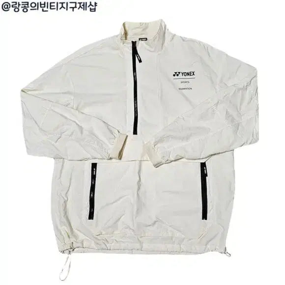 [BUNJANG] Yonex Vintage Street Warm-up Anorak Jacket / 요넥스 빈티지 스트릿 웜업 아노락 자켓