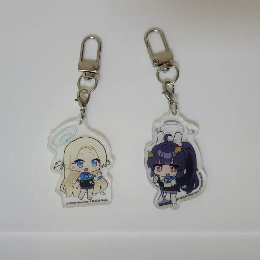 [BUNJANG] Blue Archive Soramiyu Acrylic Keychain / 블루아카이브 GS25 소라 미유 키링