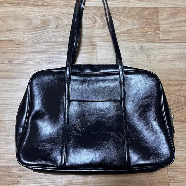 [BUNJANG] Shoopen Leather Square Shoulder Bag / 슈펜 레더 스퀘어 숄더백
