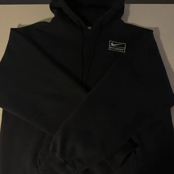 [BUNJANG] Nike x Stussy Oversized Hoodie Black XXS / (XXS, 100~105) 나이키 x 스투시 후드 블랙