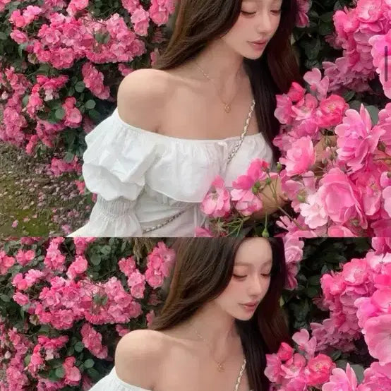 [BUNJANG] Akashi Hwa Custom Blouse (New) / 아카시화 제작 블라우스 새상품