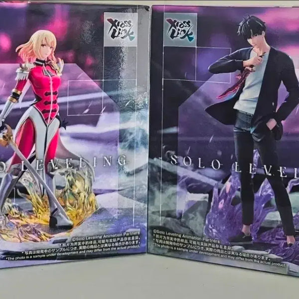 [BUNJANG] Solo Leveling Sung Jinwoo Cha Hae-in Figure Set (Sealed) / [미개봉]'나혼자만레벨업' 성진우 차해인 피규어 세트