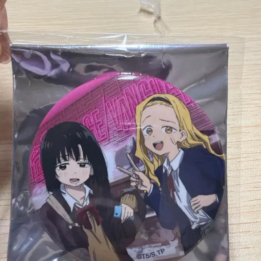 [BUNJANG] Villain's Blessing Village Vanguard Can Badge Shizuka & Marina (Sealed) / (미개봉) 타코피의 원죄 빌리지 뱅가드 캔 배지 시즈카 마리나