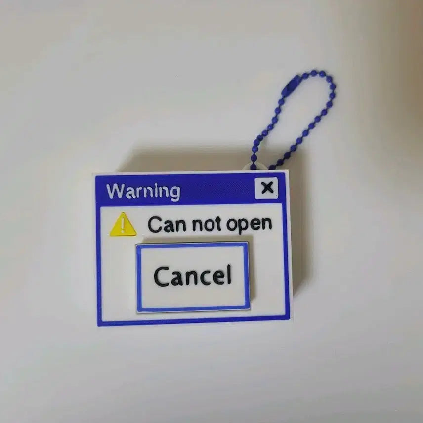 [BUNJANG] Computer Error Clicker Keychain (Blue Switch) / 컴퓨터 에러 클리커 키링