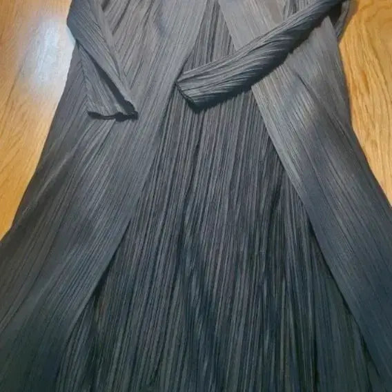 [BUNJANG] Pleats Please Hooded Long Jacket Size 2 / 플리츠플리즈 후드 롱자켓