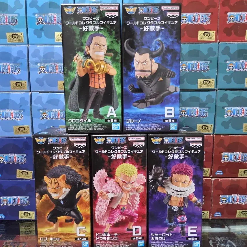 [BUNJANG] One Piece World Collectable Figure Arch-Rivals Set / [월콜 WCF] 원피스 월콜 호적수 5종 판매 / 새상품