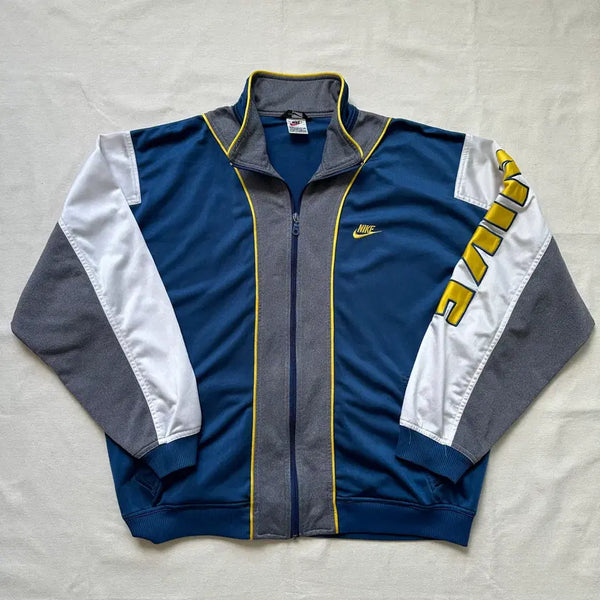 [BUNJANG] Nike 90s Colorblock Track Jacket XL / 90s 나이키 올드스쿨 컬러블록 트랙 자켓 XL
