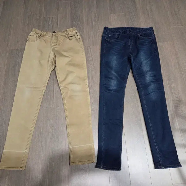 [BUNJANG] Men's Winter Denim Jeans Bundle Set / 남자 청바지 겨울용  긴모 2개  일괄