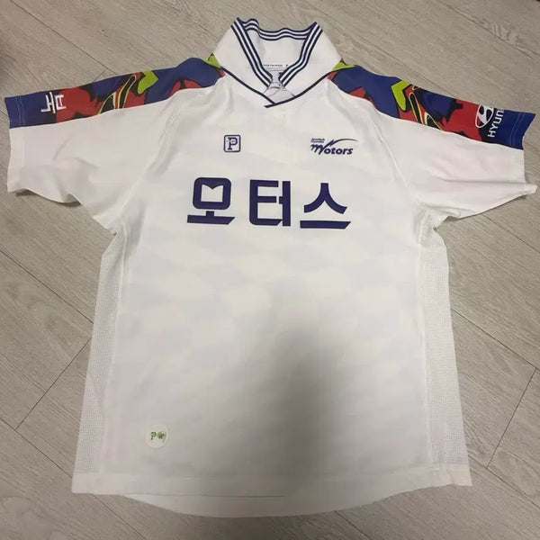 [BUNJANG] Over the Pitch Jeonbuk Hyundai Retro Away Jersey M / 오버더피치 전북현대 레트로 어웨이 노마킹 M