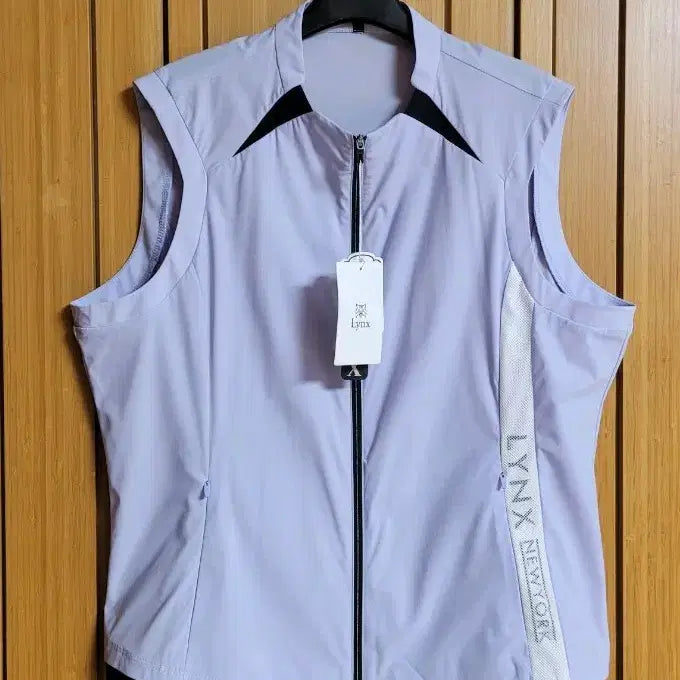[BUNJANG] Lynx Golf Women's Saiba Color-Blocked Vest (Violet, Size 105) / 링스 골프 여성 사이바 배색 베스트 105 (새상품)