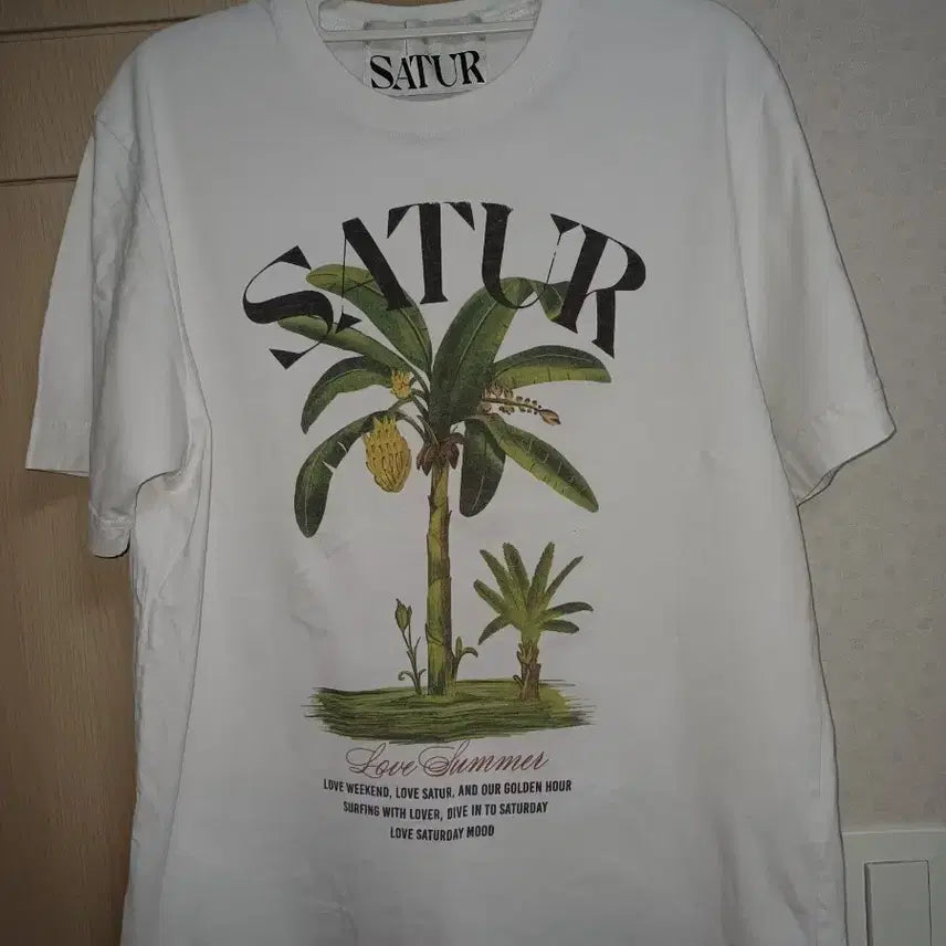 [BUNJANG] Setter Palm Tree Short Sleeve T-Shirt (L) / 세터 야자수 반팔티 L