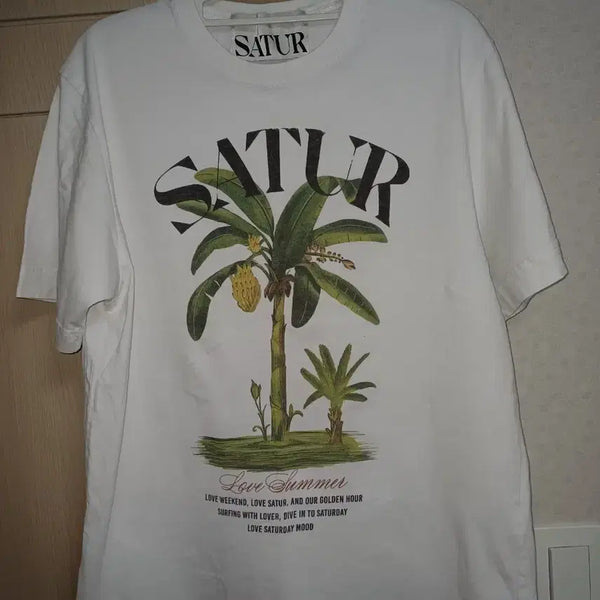 [BUNJANG] Setter Palm Tree Short Sleeve T-Shirt (L) / 세터 야자수 반팔티 L