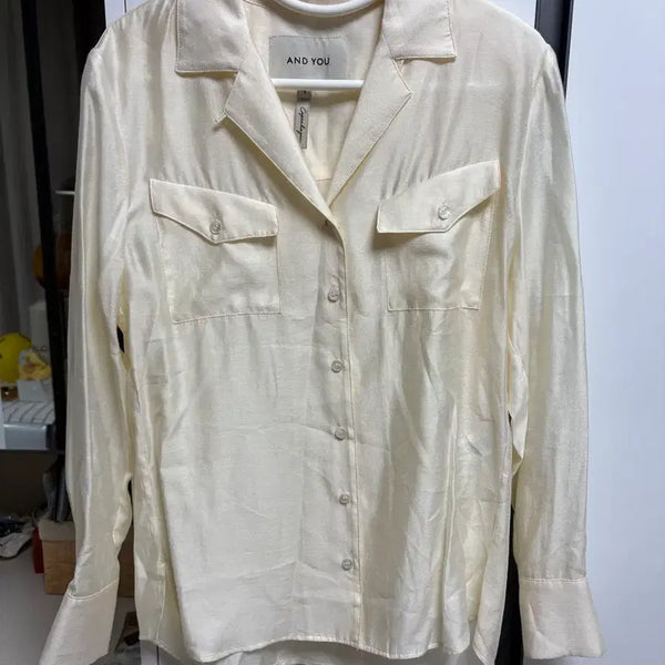 [BUNJANG] AND YOU Tencel Shirt New / 앤유 텐셀셔츠 새상품