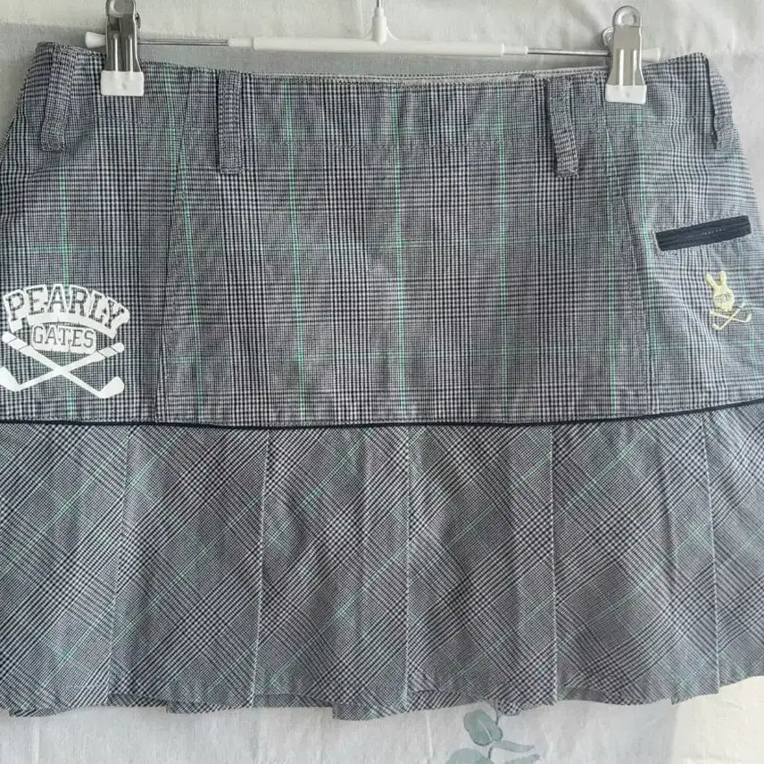 [BUNJANG] Pearly Gates Cotton Skirt Women's Basic Golf Wear / 파리게이츠 코튼 스커트 여성 베이직 골프웨어
