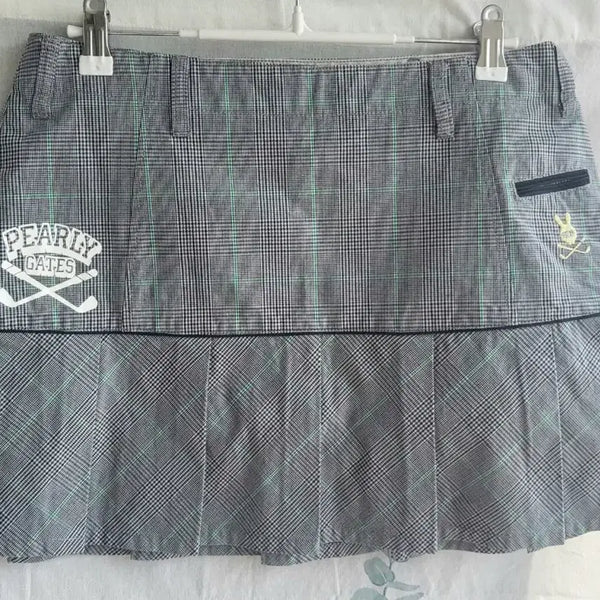 [BUNJANG] Pearly Gates Cotton Skirt Women's Basic Golf Wear / 파리게이츠 코튼 스커트 여성 베이직 골프웨어