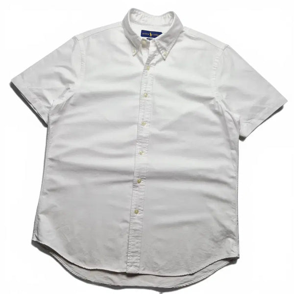 [BUNJANG] Polo Ralph Lauren Oxford Half Shirt White / [3일간 20%할인] [M] 폴로 랄프로렌 옥스포드 하프셔츠 화이트