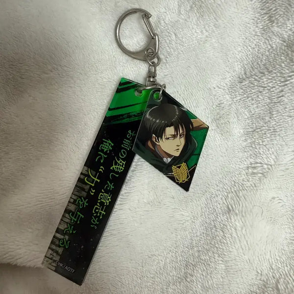 [BUNJANG] Attack on Titan Levi Acrylic Keychain / 진격의거인 진격거 리바이 아크릴 키링