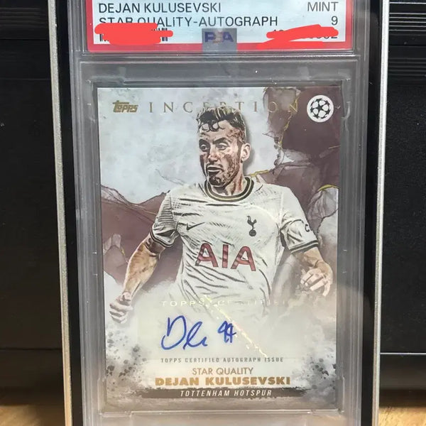 [BUNJANG] Tottenham Kulusevski Tops Inception PSA 9 Autographed Card / 스포츠카드 토트넘 쿨루셉스키 탑스 psa9