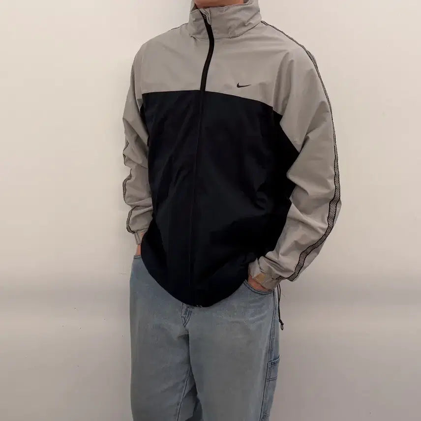 [BUNJANG] Nike 00s Swoosh Windbreaker Jacket XXL / 나이키 00s 스우시 바람막이