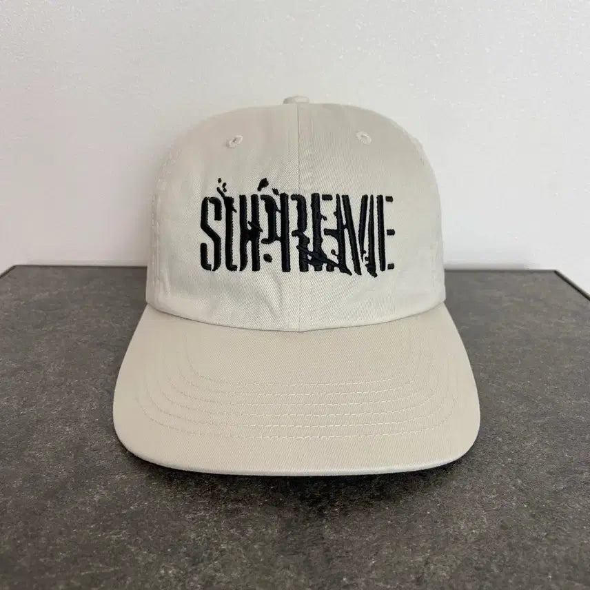 [BUNJANG] Supreme 6-Panel Washed Stone Cap / (OS) 슈프림 6패널 볼캡 모자 워시드 스톤