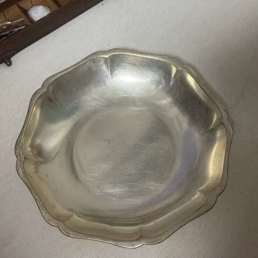 [BUNJANG] Vintage German Silverplate Plate / 독일 빈티지 실버플레이트 접시