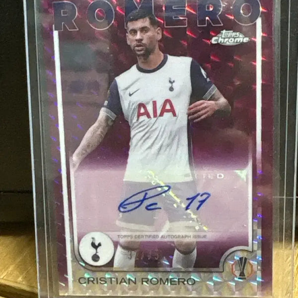 [BUNJANG] Topps Tottenham Romero Limited Edition 75th Autograph Card / 탑스 토트넘 로메로 75한정 오토 싸인카드 판매